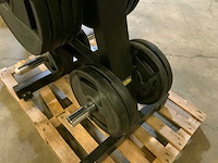 Technogym schijven pu 50mm met pure rek 8x20;14x10;4x2,5kg krachtstation - afbeelding 3 van  7