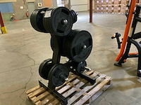 Technogym schijven pu 50mm met pure rek 8x20;14x10;4x2,5kg krachtstation - afbeelding 5 van  7