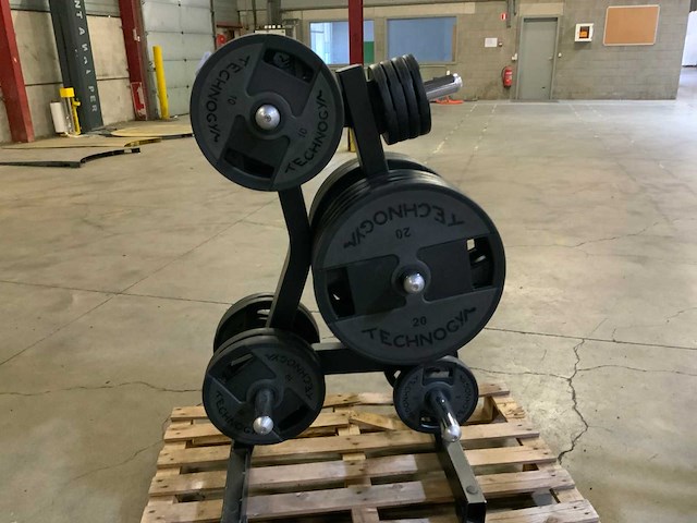 Technogym schijven pu 50mm met pure rek 8x20;14x10;4x2,5kg krachtstation - afbeelding 6 van  7