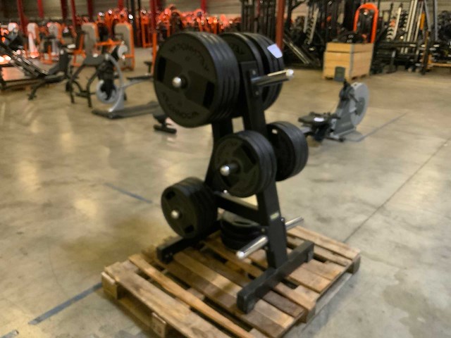 Technogym schijven pu 50mm met pure rek 8x20;14x10kg krachtstation - afbeelding 9 van  10