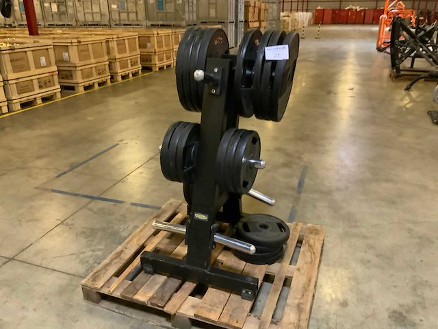 Technogym schijven pu 50mm met pure rek 8x20;14x10kg krachtstation - afbeelding 1 van  1