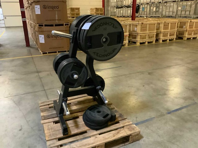 Technogym schijven pu 50mm met pure rek 8x20;14x10kg krachtstation - afbeelding 2 van  10