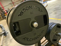 Technogym schijven pu 50mm met pure rek 8x20;14x10kg krachtstation - afbeelding 7 van  10
