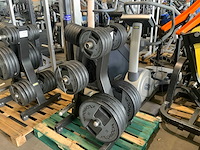 Technogym schijven + pure rek 8x20;7x10;8x5;6x2,5kg krachtstation - afbeelding 1 van  2