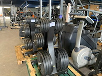 Technogym schijven + pure rek 8x20;7x10;8x5;6x2,5kg krachtstation - afbeelding 2 van  2