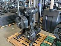 Technogym schijven + pure rek 8x20;8x10;4x5;8x2,5kg krachtstation - afbeelding 1 van  4