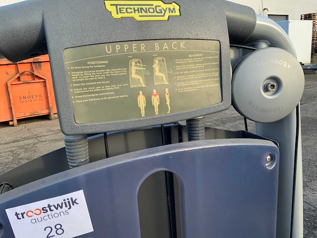 Technogym selection line upperback krachtstation - afbeelding 4 van  6