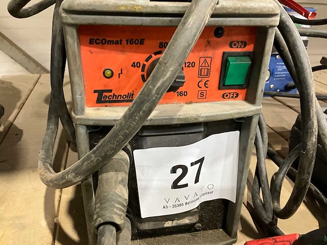 Technolit ecomat 160e elektrode lasapparaat - afbeelding 4 van  6