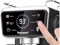 Techwood machine expresso tca-1386exn, noir - afbeelding 4 van  7