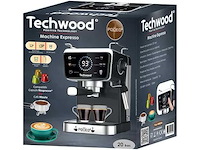 Techwood machine expresso tca-1386exn, noir - afbeelding 6 van  7
