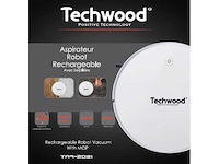 Techwood tar-2031, aspirateur robot 2 en 1, blanc, 350 milliliters - afbeelding 3 van  4