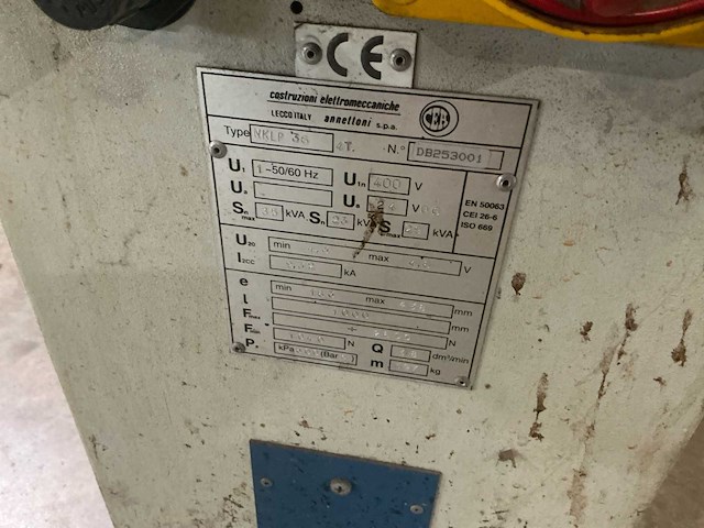 Tecna nklp 36 puntlasmachine met voozettafel - afbeelding 9 van  10