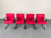 Tecno - vergaderstoelen (4x)