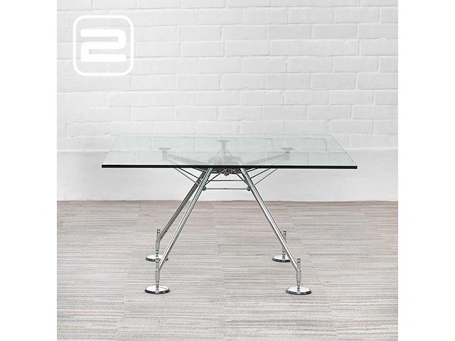 Tecno - vierkant 120 x 120 - nomos - vergadertafel - afbeelding 5 van  12