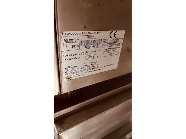 Tecnodom ipx3 - electric oven - afbeelding 8 van  9
