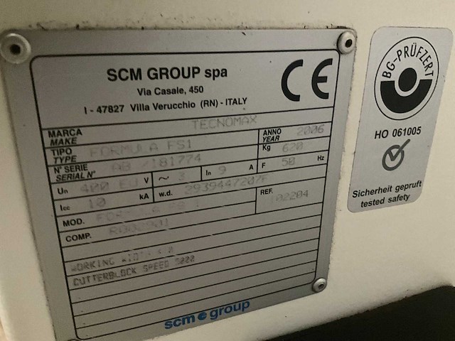 Tecnomax formula fs1 compacte veelzijdige vlak- en vandiktebank - afbeelding 3 van  14