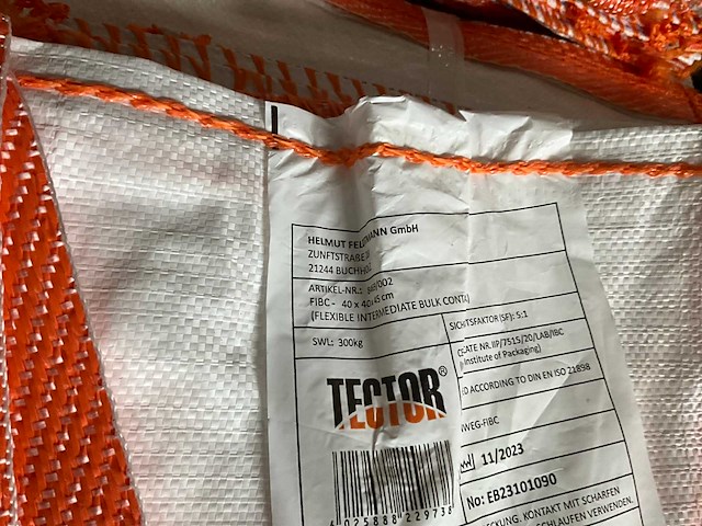 Tector fibc zakken (60x) - afbeelding 7 van  9