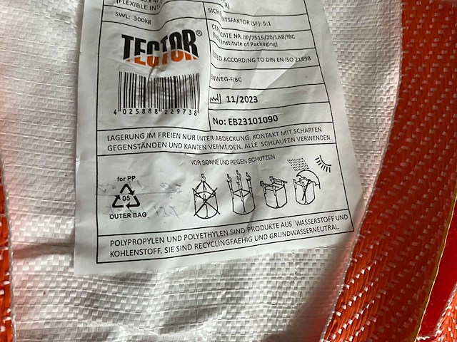 Tector fibc zakken (60x) - afbeelding 9 van  9