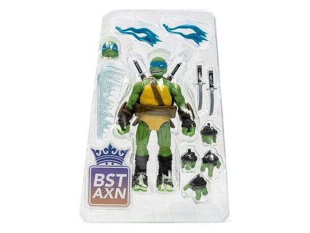 Teenage mutant ninja turtles - bst axn - leonardo (idw comics) - 13 cm - afbeelding 4 van  4