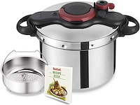 Tefal clipso minut easy pressure cooker 9 l tefal p4624966 - afbeelding 6 van  7