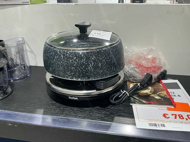 Tefal re12c812 cheese ‘n co raclette & fondue set - afbeelding 1 van  5