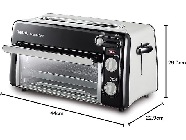 Tefal tl-6008 toast n grill toaster en minioven - afbeelding 2 van  4