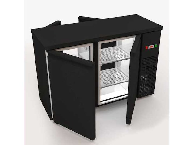 Tefcold - gekoelde achterbar met 2 voor- en achterdeuren - gekoelde barkast - afbeelding 1 van  2