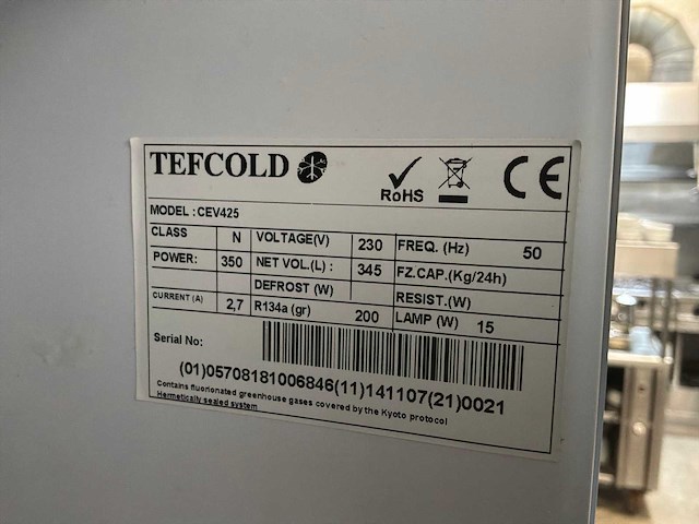 Tefcold cev425 koelkast - afbeelding 4 van  4