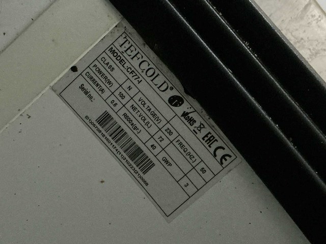 Tefcold cf77-i verrijdbare frisdrankkoeler - afbeelding 4 van  4