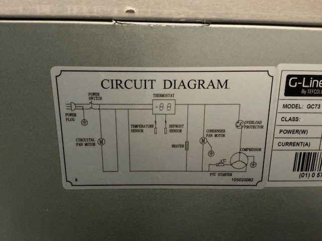Tefcold g-line koelwerkbank - afbeelding 2 van  11