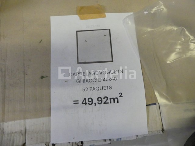 Tegel 40x40 cm (49,92 m²) vogue in ghiaccio - afbeelding 2 van  4