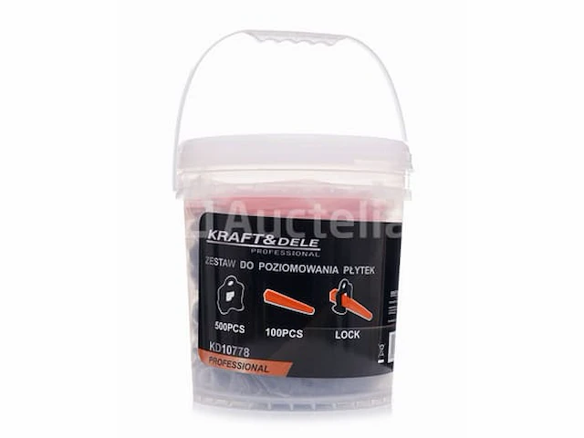 Tegellevelkit (600 stuks) kraft&dele - afbeelding 1 van  5