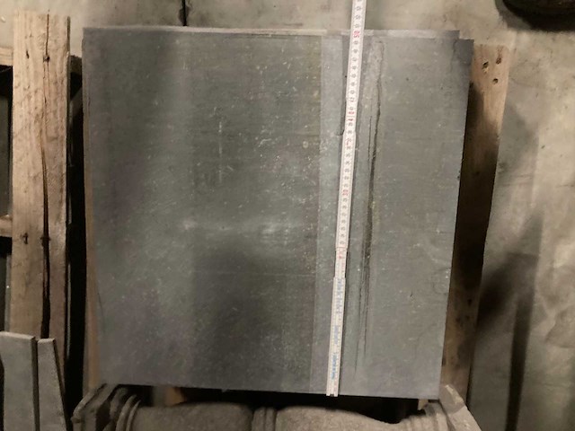 Tegels belgische blauwe steen 7 stuks 50/50/2cm - afbeelding 2 van  3