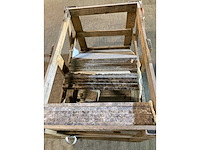 Tegels emperador dark poli 60/60/2cm: 16 stuks - afbeelding 2 van  3