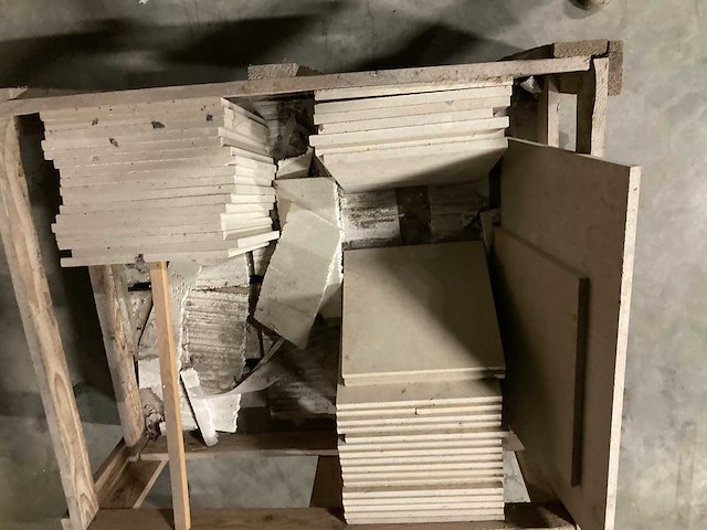 Tegels massangis 40/40/2cm 6,5m² - afbeelding 4 van  4