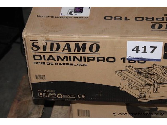 Tegelzaag sidamo diaminipro 180, werking niet gekend - afbeelding 2 van  2