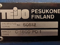 Teijo pesukoneet oy c-1600 pd 1 industriële was- en reinigingsmachines - afbeelding 3 van  9