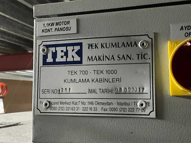 Tek zandstraalmachine - afbeelding 5 van  5