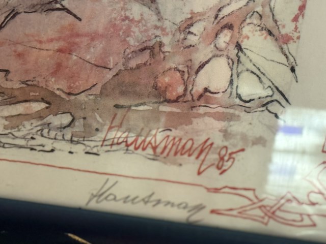 Tekening laïyna in kader rene hausman (1985) - afbeelding 4 van  4