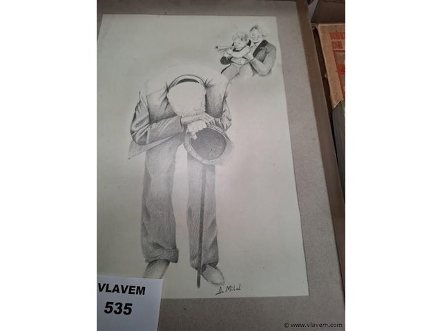 Tekening - afbeelding 1 van  2