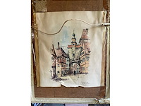 Tekeningen ‘strasbourg’ en ‘rothenburg’ (2x) - afbeelding 6 van  7