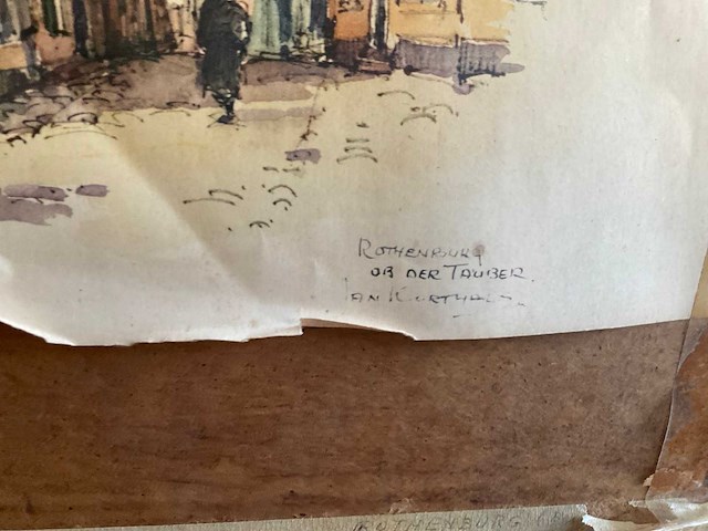 Tekeningen ‘strasbourg’ en ‘rothenburg’ (2x) - afbeelding 7 van  7