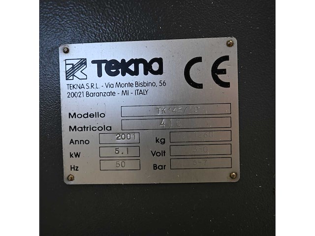 Tekna - 2001 - tk145/10 - overige zaagmachines - afbeelding 5 van  7