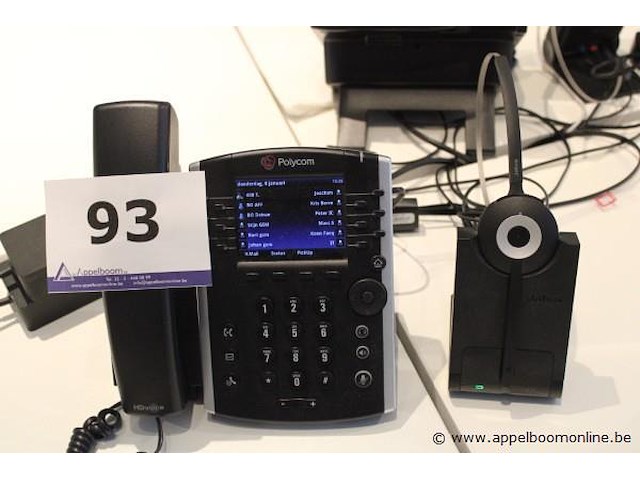 Telefoon - polycom - hd voice draadloze headset - jabra - afbeelding 1 van  1