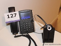 Telefoon - polycom - vvx 311 headset met basisstation - jabra - pro 920 - afbeelding 1 van  1