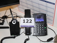 Telefoon - polycom - vvx 400 headset met basisstation - jabra draadloze telefoon - emporia - hd voice - afbeelding 1 van  1