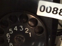 Telefoon bakeliet hangmodel - afbeelding 2 van  2