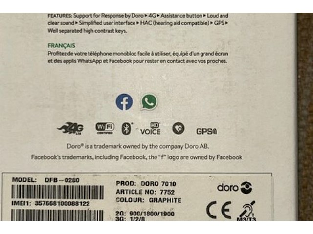Telefoon doro - afbeelding 2 van  2