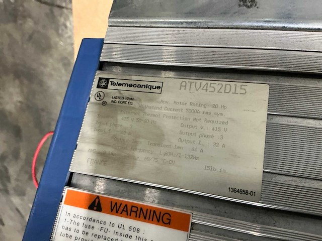 Telemecanique altivar 5 frequentieregelaar (2x) - afbeelding 4 van  4