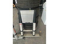 Telescoop ladder (2x) - afbeelding 3 van  4